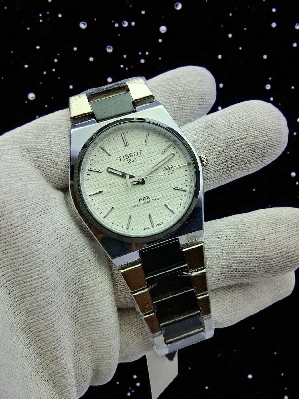 Tissot PRX Style Stainless Steel Men's Analog Quartz Watch | Premium Metal Strap | Multiple Color Variants