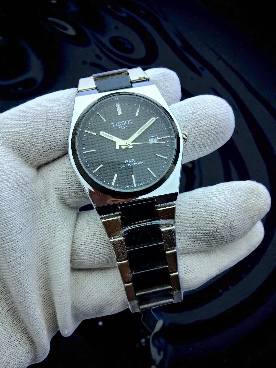 Tissot PRX Style Stainless Steel Men's Analog Quartz Watch | Premium Metal Strap | Multiple Color Variants