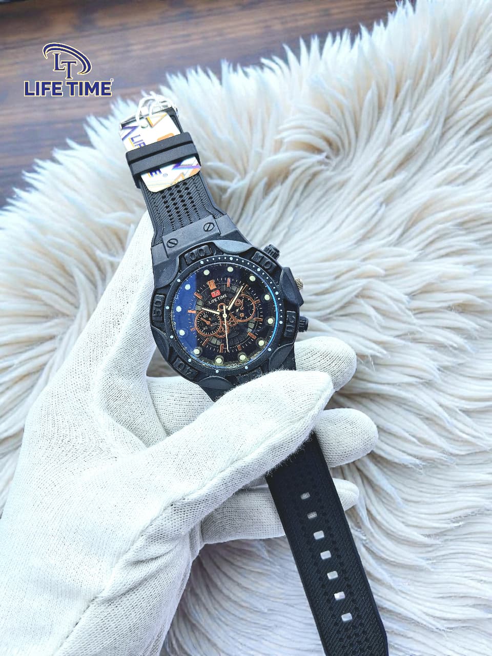 Men's Luxury Quartz Analog Sports Watch – Silicone Strap