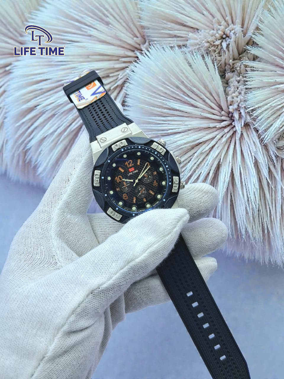 Men's Luxury Quartz Analog Sports Watch – Silicone Strap